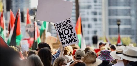 image of Show Brisbane's solidarity with Palestine